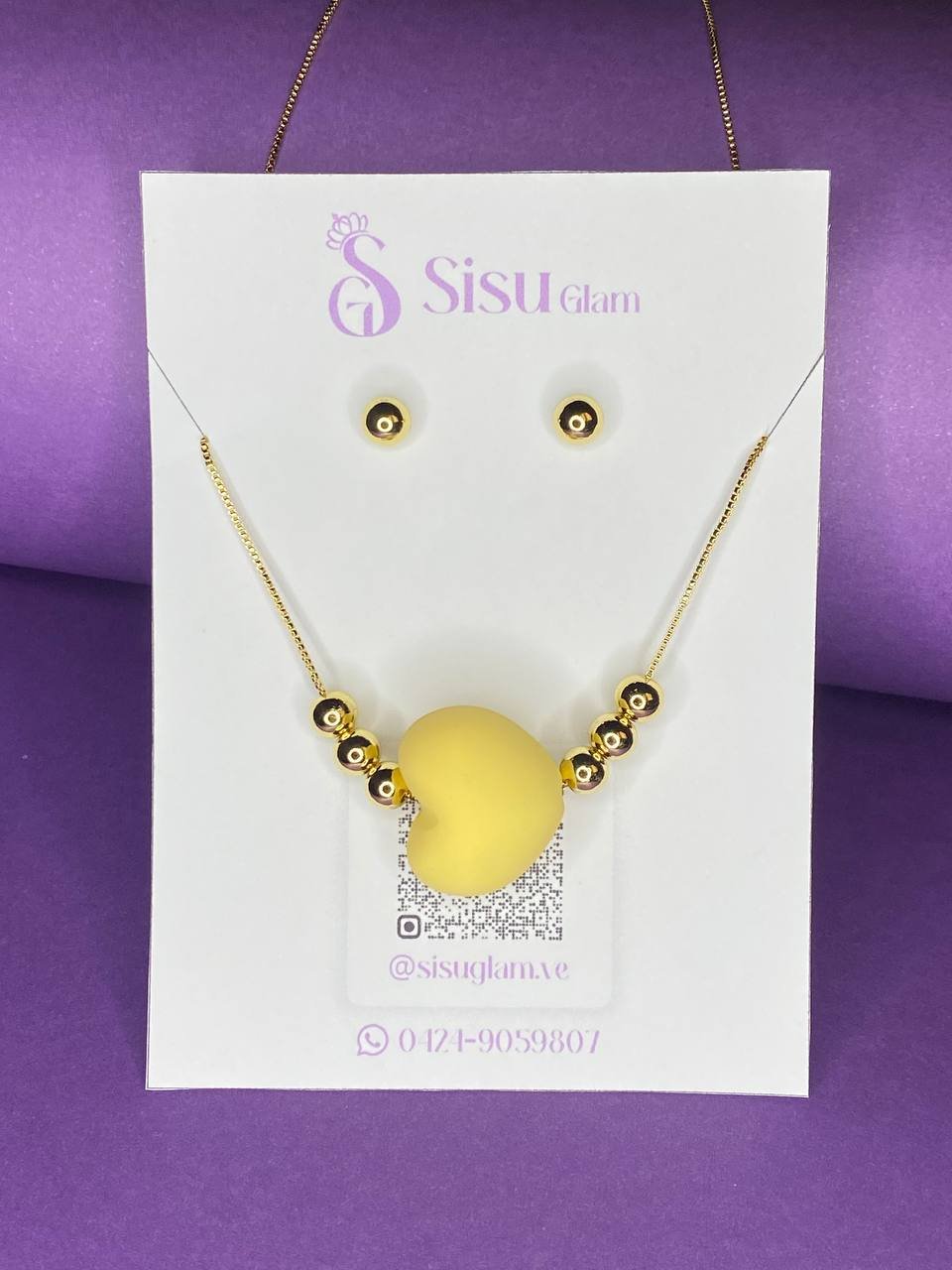 Set - Corazón Amarillo